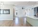 Bright and airy living room with modern kitchen and open-concept design at 103 Inara Ct, Carrboro, NC 27510
