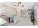 Bright dining area featuring tiled floors and an abundance of natural light from two windows at 1201 Deerfield Dr, Cary, NC 27511