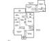 Detailed floor plan showcasing layout of living room, bedrooms, kitchen, and second floor bonus room at 1304 N Duke St, Durham, NC 27701