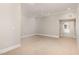 Bedroom featuring a ceiling fan, neutral walls, and trim, creating a blank canvas ready for personalization at 164 Arabella Ct, Cary, NC 27518
