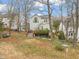Charming home featuring a back porch, patio, and backyard nestled among mature trees, providing privacy at 1928 Jupiter Hills Ct, Raleigh, NC 27604