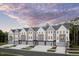 New row of townhomes boast a modern design and appealing curb appeal at 2118 Opulent Oaks Ln # 10, Durham, NC 27713