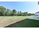 Expansive backyard showcasing well-manicured lawn, lush greenery, and ample space for outdoor activities at 253 Deodora Ln, Cameron, NC 28326