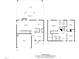 Floor plan showcasing layout of the home, including the kitchen, living room, and bedrooms at 277 Martins Mill Ct, Wendell, NC 27591