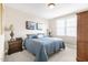 Cozy bedroom featuring a comfortable bed, neutral color palette, and plenty of natural light at 306 Village Orchard Rd, Cary, NC 27519