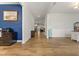 Inviting foyer with hardwood floors and neutral paint, creating a warm and welcoming entrance at 33 Song Breeze Cir, Angier, NC 27501