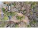 Aerial view of the property, with marked boundaries at 48 Margaret Pl, Chapel Hill, NC 27516