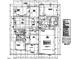 First floor plan, featuring a three-car garage, open layout, porch, Gathering room and Primary suite at 5213 Bent Leaf Dr, Raleigh, NC 27606