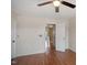 Bedroom featuring a closet and hallway access at 5321 Cog Hill Ct, Raleigh, NC 27604