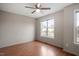 Bedroom with ample natural light from the two large windows at 5321 Cog Hill Ct, Raleigh, NC 27604