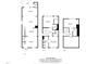 Detailed floor plan showcasing layout of all three floors, including dimensions of each room at 533 Berry Chase Way, Cary, NC 27519