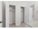 Bright closets with ample storage space and neutral paint, offering a clean and organized look at 5738 Sentinel Dr, Raleigh, NC 27609