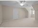 Bedroom featuring neutral walls, carpet, and a ceiling fan at 6336 Wrenwood Ave, Raleigh, NC 27607
