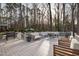 Large deck for entertaining with seating and a grill, perfect for outdoor gatherings at 6713 Brookhollow Dr, Raleigh, NC 27615