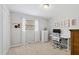 Bedroom with a work station, closet and bright light at 6713 Brookhollow Dr, Raleigh, NC 27615