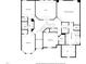 Detailed floor plan of the home's second story with bedrooms and bathrooms at 701 Prince Dr, Holly Springs, NC 27540