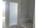 Modern bathroom with marble tile shower and built-in bench at 72 Cultivator Ct, Angier, NC 27501