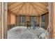 Cozy shed interior with rocking chairs at 7214 Southern Trl, Chapel Hill, NC 27516
