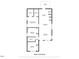 Detailed floor plan showcasing the layout of the 1124 sq ft home, including bedrooms, baths, kitchen, and living areas at 1021 E Edgerton St, Dunn, NC 28334