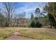 Backyard with a patio and green space at 1112 Jewel Creek Dr, Cary, NC 27519
