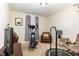 Multi-purpose bedroom used as both office and workout room at 1600 Frog Hollow Way, Wake Forest, NC 27587