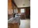 Functional kitchen space, ready for upgrades, with an oven and ample counter space at 186 Frank Cash Rd, Timberlake, NC 27583