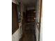Small storage area with drywall and pegboard walls, and shelving at 186 Frank Cash Rd, Timberlake, NC 27583
