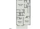 Layout of the second floor showing Owner's Suite, Owner's Bath, 2 Bedrooms, Laundry and Bath at 192 Bruce Dr, Dunn, NC 28334