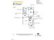 First floor plan features an open living space with a fireplace and a kitchen island at 2469 Field Poppy Dr # 180, Apex, NC 27502