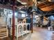 Unfinished basement featuring exposed pipes, concrete flooring, and potential for storage or customization at 2521 St Mary'S St, Raleigh, NC 27609