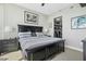 Comfortable bedroom with a large bed, walk-in closet, and neutral decor, creating a serene retreat at 301 Fayettville St # 2908, Raleigh, NC 27601