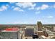Breathtaking city view showcasing iconic buildings under a blue sky dotted with fluffy white clouds at 301 Fayettville St # 2908, Raleigh, NC 27601