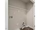 Empty laundry room ready for appliances and offering a practical space for chores at 650 Ganyard Farm Way # 4, Durham, NC 27703