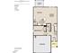 Meadow floor plan showing 4 beds, 3 full baths, and 2 car garage on the first floor at 6814 Galloway Dr, Middlesex, NC 27557