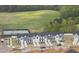 Aerial view of a new community highlighting the layout and surroundings at 92 Ripple Way # 315, Clayton, NC 27520