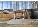 Enjoy the beautifully furnished gazebo off of the covered deck and patio at 955 Lynch Rd, Selma, NC 27576