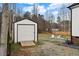 Well maintained shed in the backyard adds extra storage at 955 Lynch Rd, Selma, NC 27576