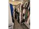 Walk-in closet with ample storage space and organized clothing racks at 1025 Shellrock Dr Dr, Wake Forest, NC 27587