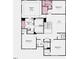 Upstairs floorplan featuring primary bedroom, loft, bedrooms, baths, and laundry at 1133 Sun Springs Rd, Wake Forest, NC 27587