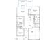 Detailed floor plan showcasing the layout, including the great room, kitchen, bedrooms, and garage at 1794 Parham Dr, Graham, NC 27253