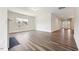Inviting living room featuring a fireplace and large windows at 1794 Parham Dr, Graham, NC 27253
