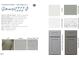 Sample of kitchen quartz countertops, bathroom cabinets, and paint at 1794 Parham Dr, Graham, NC 27253