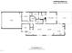 Detailed floor plan showcasing the layout of this house, including the bedroom, living room, kitchen, and garage at 2109 Flycatcher Ln, Fuquay Varina, NC 27526