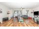 Spacious living room featuring hardwood floors and lots of natural light at 234 Palmetto Tree Way, Knightdale, NC 27545