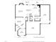 Layout of first floor with kitchen, office, dining room, Gathering room, garage and mud room for easy flow at 307 Sugarberry Ln, Clayton, NC 27527