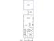 Floor plan of the first level showcasing the kitchen, Gathering room, dining room and garage at 316 White Oak Garden Way # 217, Garner, NC 27529