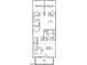 Detailed floor plan showcasing the layout with bedrooms, bathrooms, a loft, and a walk-in closet at 316 White Oak Garden Way # 217, Garner, NC 27529