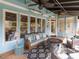 Inviting outdoor patio with comfortable seating, a fire pit, and stylish decor at 3359 Hampton Rd, Raleigh, NC 27607