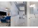 Open-concept living space featuring modern finishes, recessed lights, and neutral paint at 628 East Ave, Henderson, NC 27536