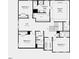 Upstairs floor plan includes the owner's suite, bedrooms 2, 3 and 4, baths, a loft, and laundry at 631 Contento Ct, Sanford, NC 27330